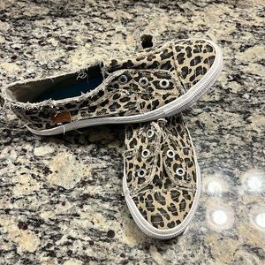 Blowfish leopard print shoes